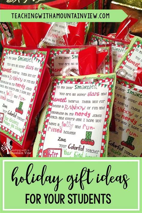 teacher to student christmas gifts